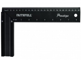 Faithfull Prestige Try Square Black Aluminium 250mm £13.99